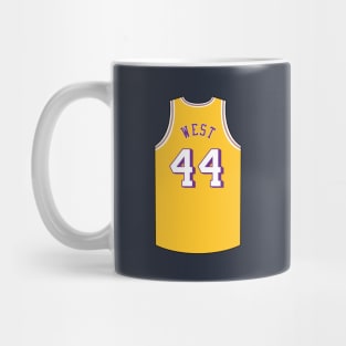 Jerry West Los Angeles Jersey Qiangy Mug